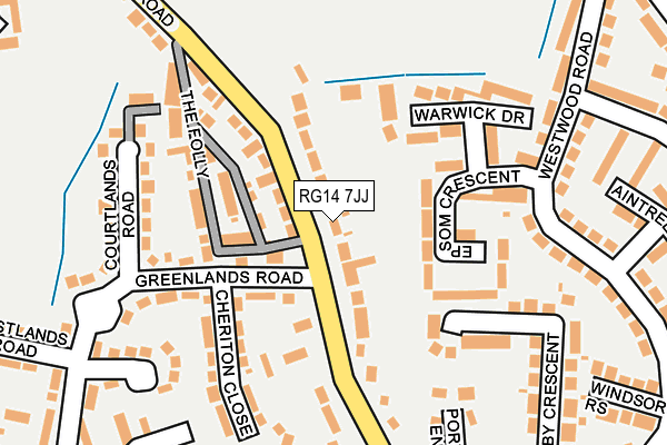 RG14 7JJ map - OS OpenMap – Local (Ordnance Survey) RG14 7JJ map - OS OpenMap – Local (Ordnance Survey)