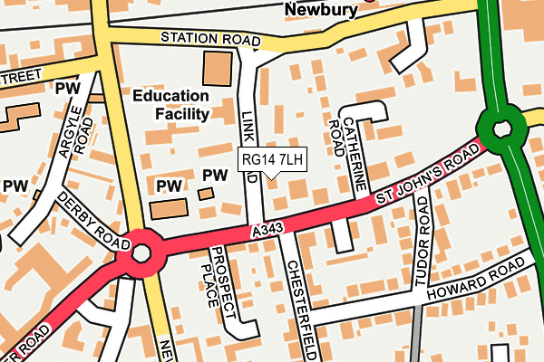 RG14 7LH map - OS OpenMap – Local (Ordnance Survey) RG14 7LH map - OS OpenMap – Local (Ordnance Survey)