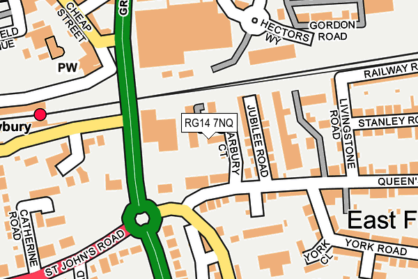 RG14 7NQ map - OS OpenMap – Local (Ordnance Survey) RG14 7NQ map - OS OpenMap – Local (Ordnance Survey)