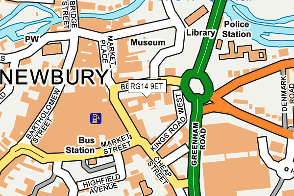 RG14 9ET map - OS OpenMap – Local (Ordnance Survey) RG14 9ET map - OS OpenMap – Local (Ordnance Survey)