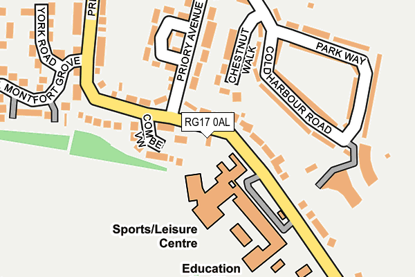 RG17 0AL map - OS OpenMap – Local (Ordnance Survey) RG17 0AL map - OS OpenMap – Local (Ordnance Survey)