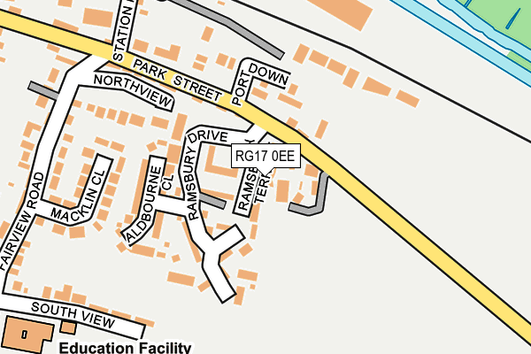RG17 0EE map - OS OpenMap – Local (Ordnance Survey) RG17 0EE map - OS OpenMap – Local (Ordnance Survey)