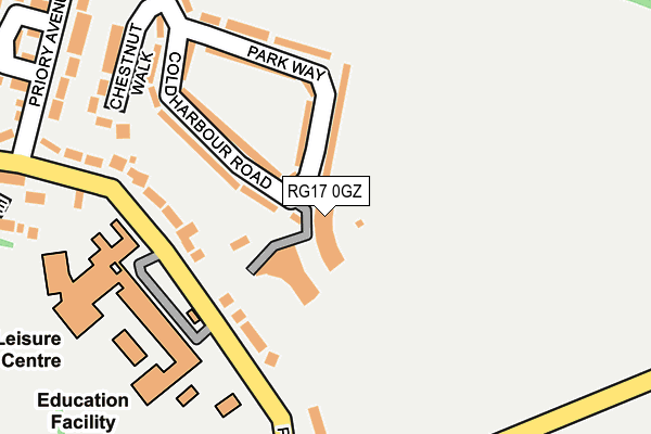 RG17 0GZ map - OS OpenMap – Local (Ordnance Survey) RG17 0GZ map - OS OpenMap – Local (Ordnance Survey)