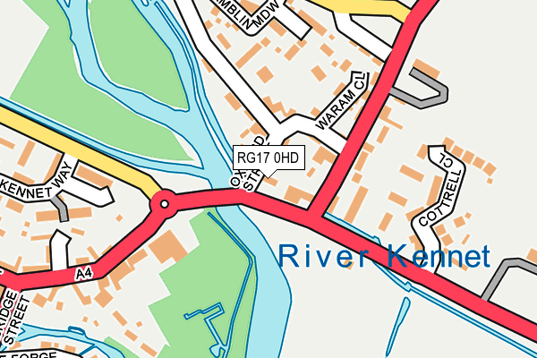 RG17 0HD map - OS OpenMap – Local (Ordnance Survey) RG17 0HD map - OS OpenMap – Local (Ordnance Survey)