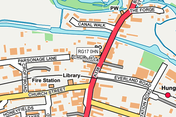 RG17 0HN map - OS OpenMap – Local (Ordnance Survey) RG17 0HN map - OS OpenMap – Local (Ordnance Survey)