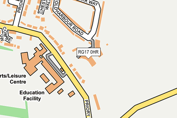 RG17 0HR map - OS OpenMap – Local (Ordnance Survey) RG17 0HR map - OS OpenMap – Local (Ordnance Survey)