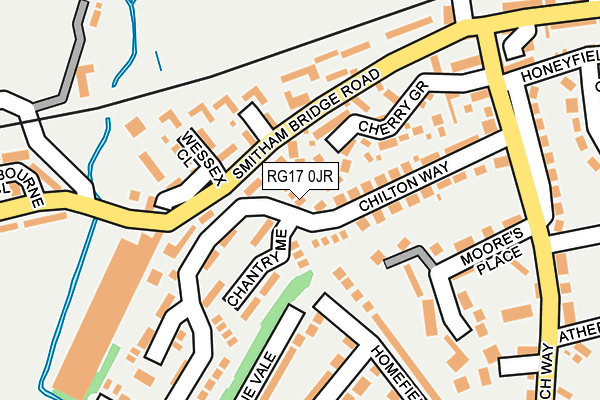 RG17 0JR map - OS OpenMap – Local (Ordnance Survey) RG17 0JR map - OS OpenMap – Local (Ordnance Survey)