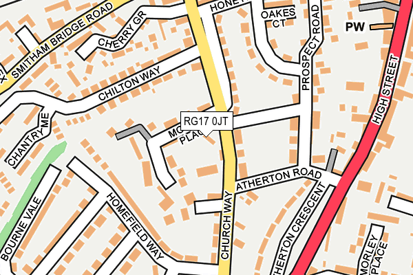 RG17 0JT map - OS OpenMap – Local (Ordnance Survey) RG17 0JT map - OS OpenMap – Local (Ordnance Survey)
