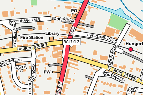 RG17 0LZ map - OS OpenMap – Local (Ordnance Survey) RG17 0LZ map - OS OpenMap – Local (Ordnance Survey)