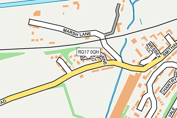 RG17 0QH map - OS OpenMap – Local (Ordnance Survey) RG17 0QH map - OS OpenMap – Local (Ordnance Survey)