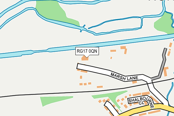 RG17 0QN map - OS OpenMap – Local (Ordnance Survey) RG17 0QN map - OS OpenMap – Local (Ordnance Survey)