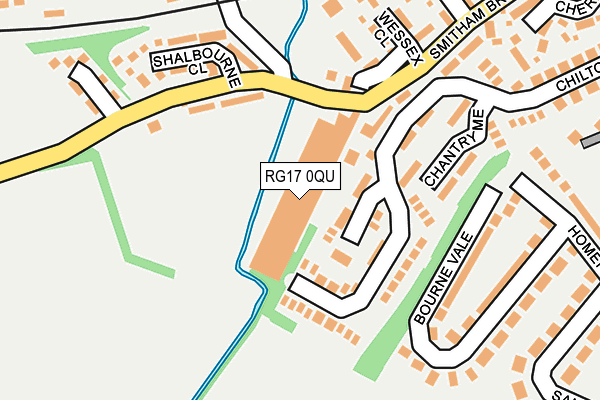 RG17 0QU map - OS OpenMap – Local (Ordnance Survey) RG17 0QU map - OS OpenMap – Local (Ordnance Survey)