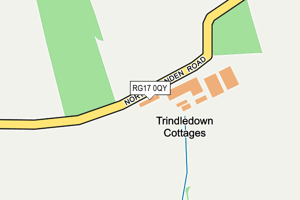 RG17 0QY map - OS OpenMap – Local (Ordnance Survey) RG17 0QY map - OS OpenMap – Local (Ordnance Survey)