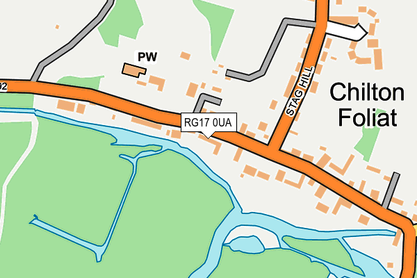 RG17 0UA map - OS OpenMap – Local (Ordnance Survey) RG17 0UA map - OS OpenMap – Local (Ordnance Survey)
