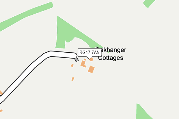 RG17 7AN map - OS OpenMap – Local (Ordnance Survey) RG17 7AN map - OS OpenMap – Local (Ordnance Survey)