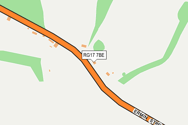 RG17 7BE map - OS OpenMap – Local (Ordnance Survey) RG17 7BE map - OS OpenMap – Local (Ordnance Survey)