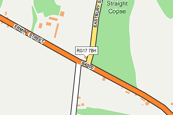 RG17 7BH map - OS OpenMap – Local (Ordnance Survey) RG17 7BH map - OS OpenMap – Local (Ordnance Survey)
