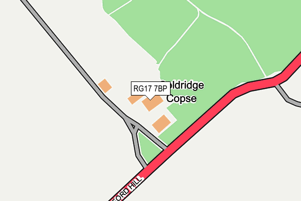 RG17 7BP map - OS OpenMap – Local (Ordnance Survey) RG17 7BP map - OS OpenMap – Local (Ordnance Survey)