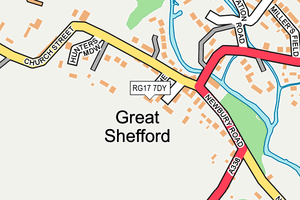RG17 7DY map - OS OpenMap – Local (Ordnance Survey) RG17 7DY map - OS OpenMap – Local (Ordnance Survey)