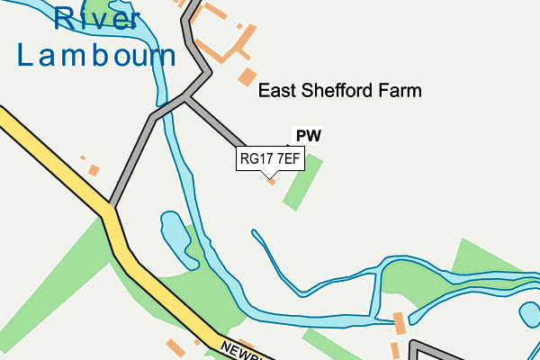 RG17 7EF map - OS OpenMap – Local (Ordnance Survey) RG17 7EF map - OS OpenMap – Local (Ordnance Survey)