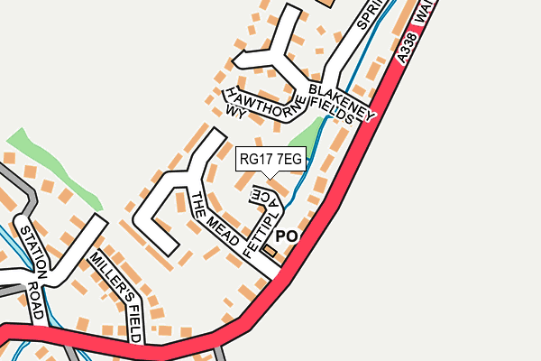 RG17 7EG map - OS OpenMap – Local (Ordnance Survey) RG17 7EG map - OS OpenMap – Local (Ordnance Survey)