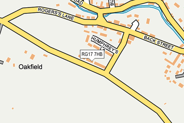 RG17 7HB map - OS OpenMap – Local (Ordnance Survey) RG17 7HB map - OS OpenMap – Local (Ordnance Survey)