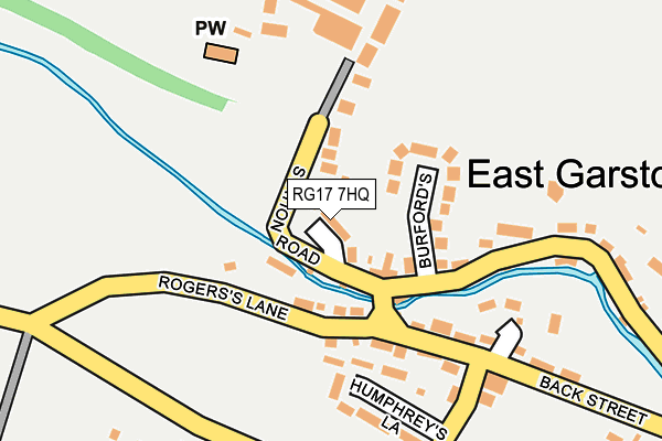 RG17 7HQ map - OS OpenMap – Local (Ordnance Survey) RG17 7HQ map - OS OpenMap – Local (Ordnance Survey)