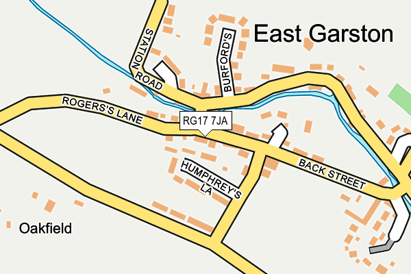 RG17 7JA map - OS OpenMap – Local (Ordnance Survey) RG17 7JA map - OS OpenMap – Local (Ordnance Survey)