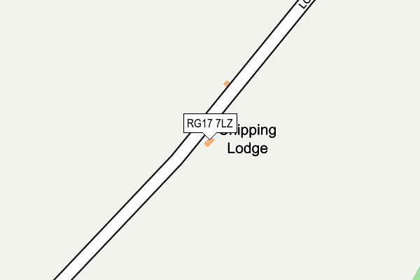 RG17 7LZ map - OS OpenMap – Local (Ordnance Survey) RG17 7LZ map - OS OpenMap – Local (Ordnance Survey)