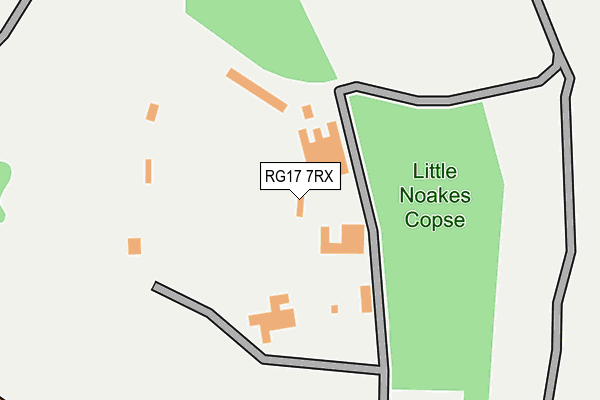 RG17 7RX map - OS OpenMap – Local (Ordnance Survey) RG17 7RX map - OS OpenMap – Local (Ordnance Survey)
