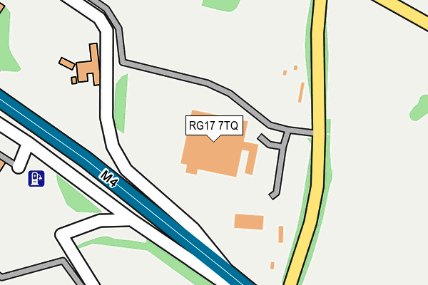 RG17 7TQ map - OS OpenMap – Local (Ordnance Survey) RG17 7TQ map - OS OpenMap – Local (Ordnance Survey)