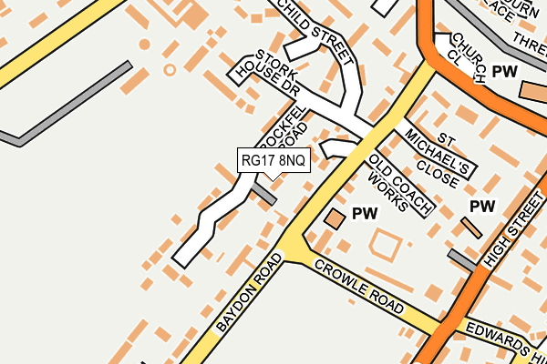 RG17 8NQ map - OS OpenMap – Local (Ordnance Survey) RG17 8NQ map - OS OpenMap – Local (Ordnance Survey)