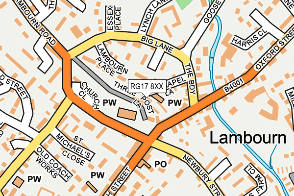 RG17 8XX map - OS OpenMap – Local (Ordnance Survey) RG17 8XX map - OS OpenMap – Local (Ordnance Survey)