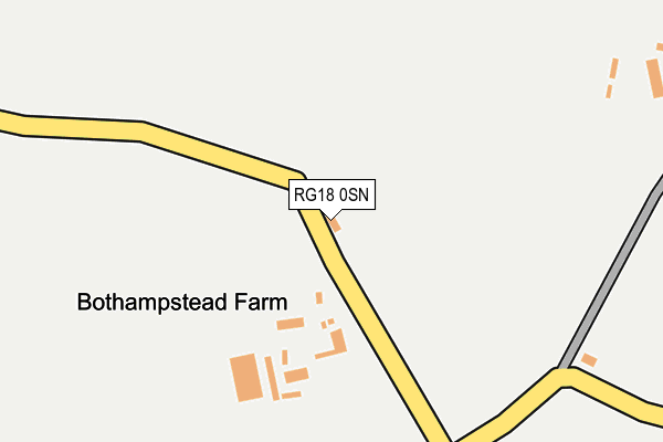 RG18 0SN map - OS OpenMap – Local (Ordnance Survey) RG18 0SN map - OS OpenMap – Local (Ordnance Survey)