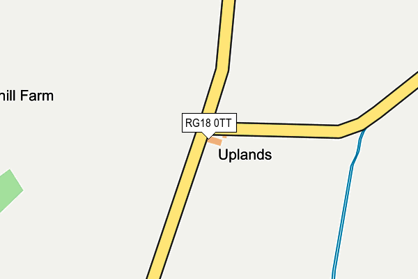 RG18 0TT map - OS OpenMap – Local (Ordnance Survey) RG18 0TT map - OS OpenMap – Local (Ordnance Survey)