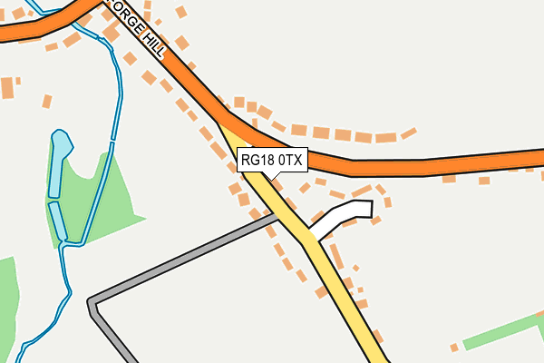 RG18 0TX map - OS OpenMap – Local (Ordnance Survey) RG18 0TX map - OS OpenMap – Local (Ordnance Survey)