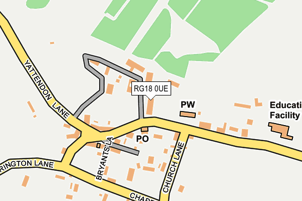 RG18 0UE map - OS OpenMap – Local (Ordnance Survey) RG18 0UE map - OS OpenMap – Local (Ordnance Survey)