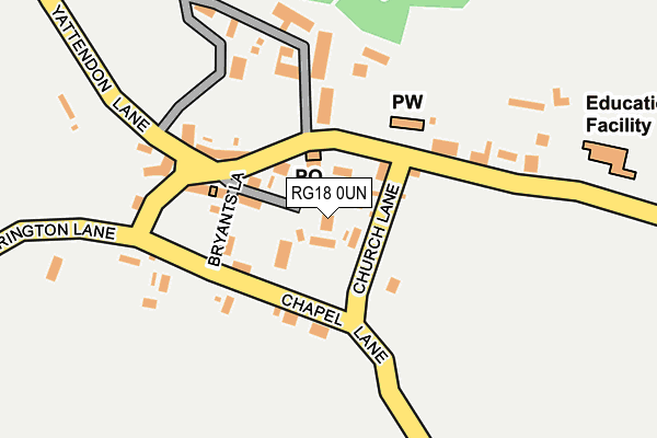 RG18 0UN map - OS OpenMap – Local (Ordnance Survey) RG18 0UN map - OS OpenMap – Local (Ordnance Survey)