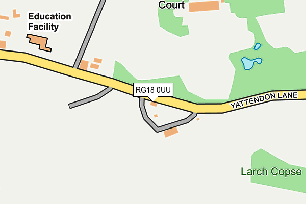 RG18 0UU map - OS OpenMap – Local (Ordnance Survey) RG18 0UU map - OS OpenMap – Local (Ordnance Survey)
