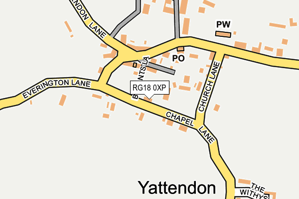RG18 0XP map - OS OpenMap – Local (Ordnance Survey) RG18 0XP map - OS OpenMap – Local (Ordnance Survey)