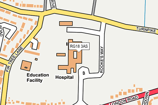 RG18 3AS map - OS OpenMap – Local (Ordnance Survey) RG18 3AS map - OS OpenMap – Local (Ordnance Survey)