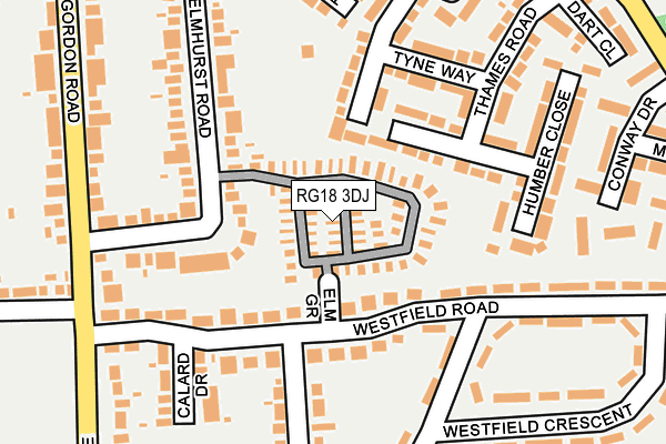 RG18 3DJ map - OS OpenMap – Local (Ordnance Survey) RG18 3DJ map - OS OpenMap – Local (Ordnance Survey)