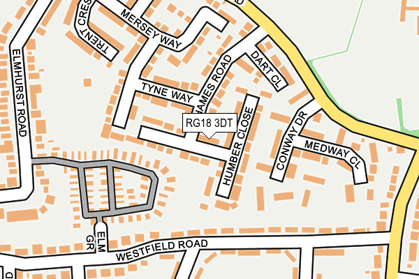 RG18 3DT map - OS OpenMap – Local (Ordnance Survey) RG18 3DT map - OS OpenMap – Local (Ordnance Survey)