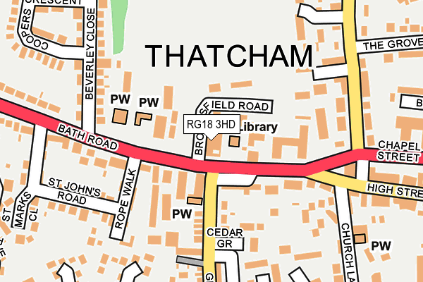 RG18 3HD map - OS OpenMap – Local (Ordnance Survey) RG18 3HD map - OS OpenMap – Local (Ordnance Survey)