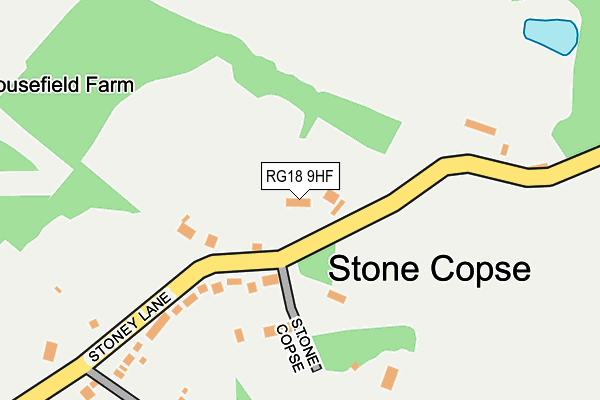 RG18 9HF map - OS OpenMap – Local (Ordnance Survey) RG18 9HF map - OS OpenMap – Local (Ordnance Survey)