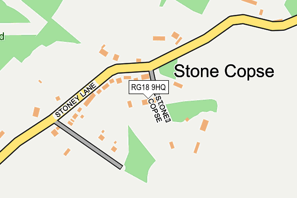 RG18 9HQ map - OS OpenMap – Local (Ordnance Survey) RG18 9HQ map - OS OpenMap – Local (Ordnance Survey)