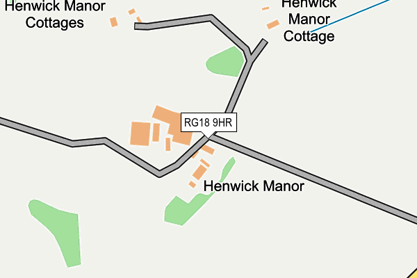 RG18 9HR map - OS OpenMap – Local (Ordnance Survey) RG18 9HR map - OS OpenMap – Local (Ordnance Survey)