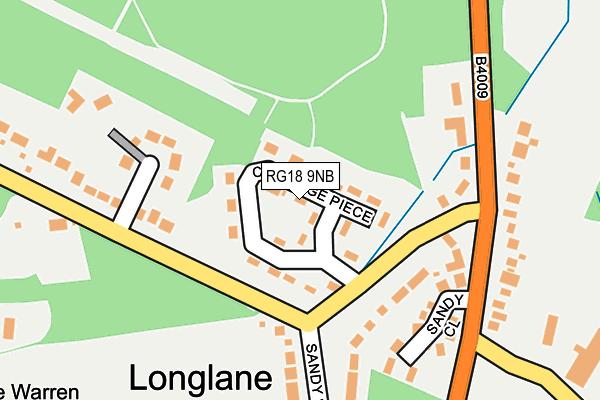 RG18 9NB map - OS OpenMap – Local (Ordnance Survey) RG18 9NB map - OS OpenMap – Local (Ordnance Survey)