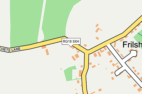 RG18 9XH map - OS OpenMap – Local (Ordnance Survey) RG18 9XH map - OS OpenMap – Local (Ordnance Survey)
