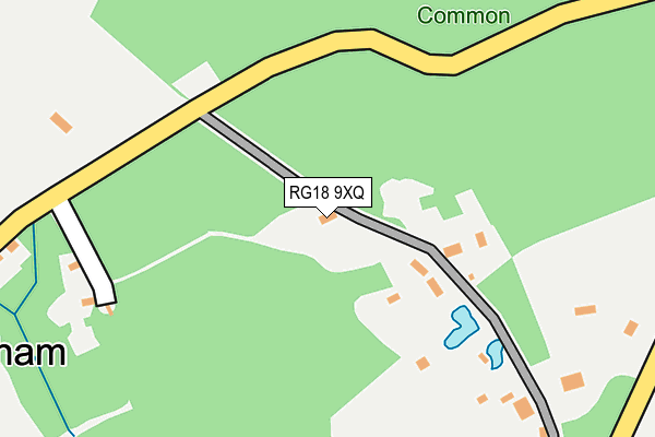 RG18 9XQ map - OS OpenMap – Local (Ordnance Survey) RG18 9XQ map - OS OpenMap – Local (Ordnance Survey)